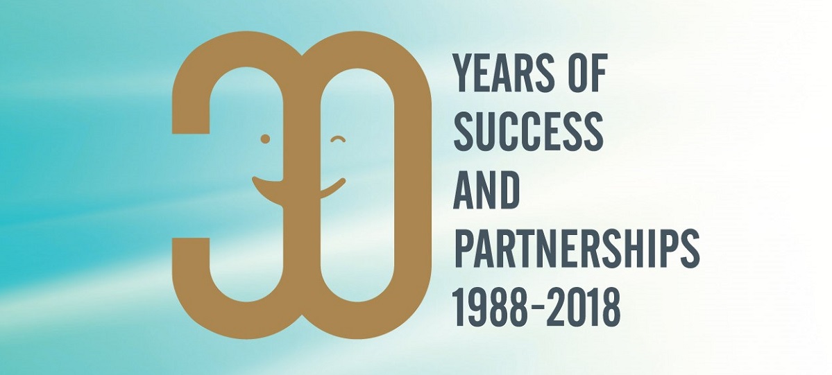 Partners 30th anniversary logo