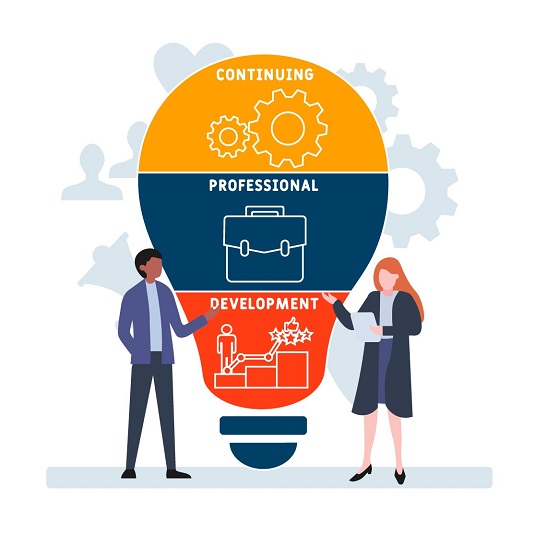 Continuing Professional Development lightbulb image
