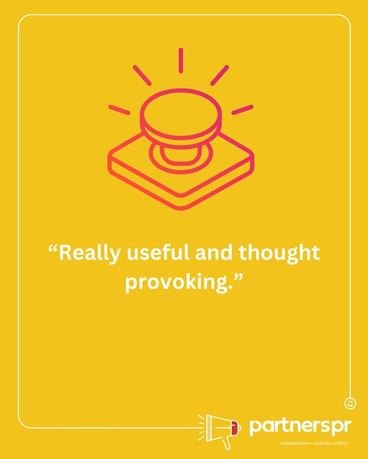 Really useful and thought provoking